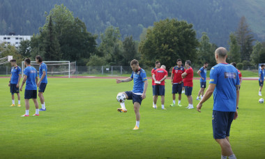 ”Tricolorii” au efectuat primul antrenament în Austria / Foto: FRF