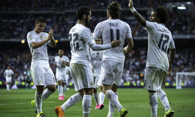 Fotbaliștii lui Real Madrid, într-un meci cu Betis / Foto: Getty Images