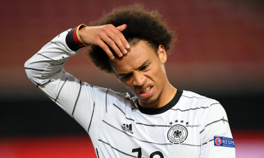 Leroy Sane, în meciul dintre Germania și Spania din Liga Națiunilor / Foto: Getty Images