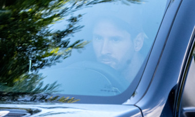 FC Barcelona Players Arrive For Training