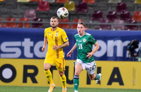 Alexandru Crețu, în meciul cu Irlanda de Nord / Foto: Sport Pictures