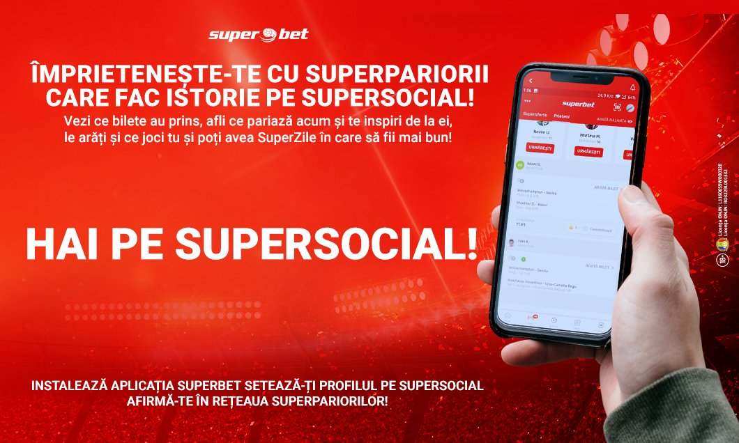 (P) Superbet îți aduce o SuperExperiență unică în România. Descoperă SuperSocial, locul pe care ți l-ai dorit ca SuperParior!