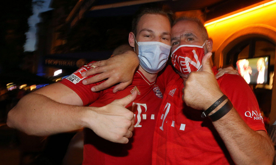 Fans Watch The DFB Cup Final 2020