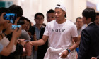 Kylian Mbappe at Haneda International Airport, Tokyo, Japan - 18 Jun 2019