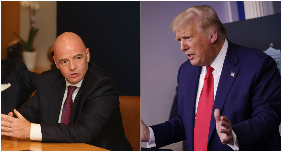 Motivul pentru care Infantino s-a întâlnit cu Donald Trump. Ce a discutat cu președintele SUA