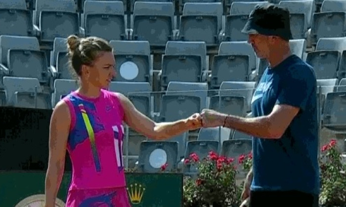 simona halep salut darren cahill