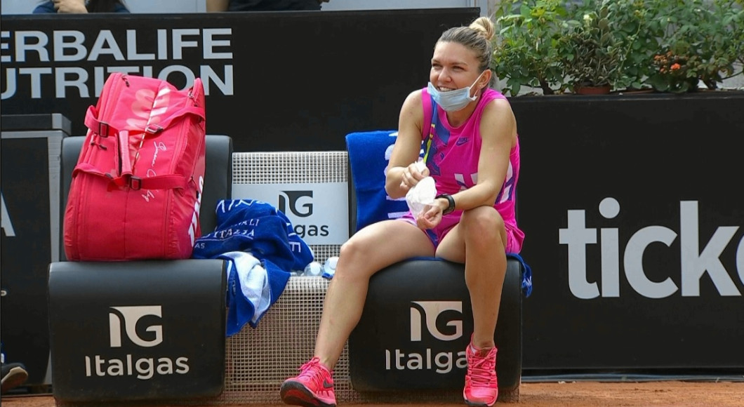 simona halep premiere roma1