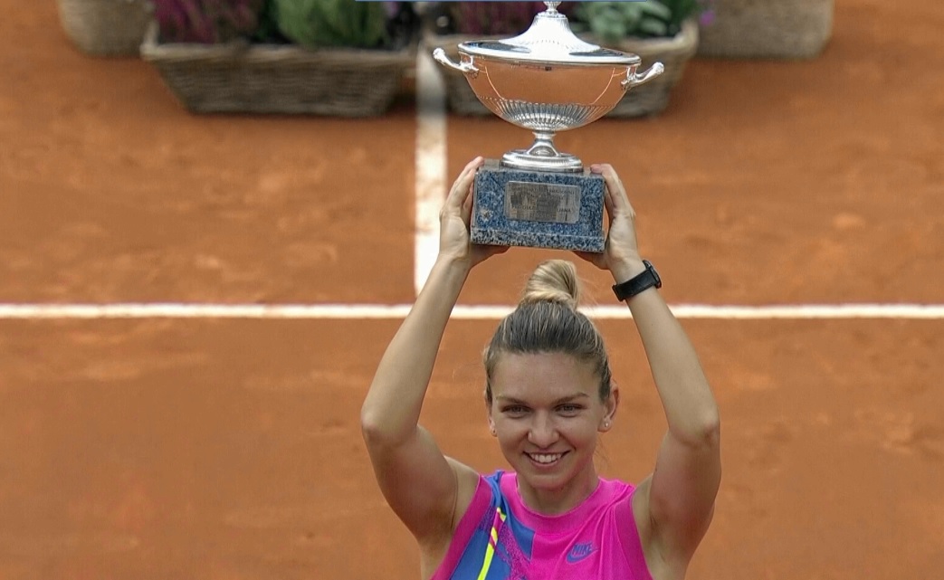 Simona Halep, campioana de la Foro Italico: Pandemia m-a adus într-un loc la care visam