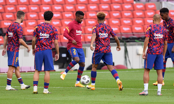 Nelson Semedo, în timpul unui antrenament la Barcelona / Foto: Getty Images