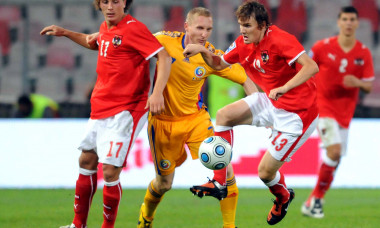 2.FOTBAL:ROMANIA-AUSTRIA 1-1,PRELIMINARIILE C.M. 2010 (9.09.2009)