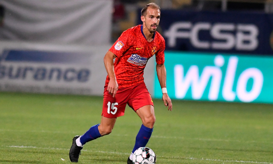 David Caiado, în meciul dintre FCSB și Slovan Liberec / Foto: Sport Pictures