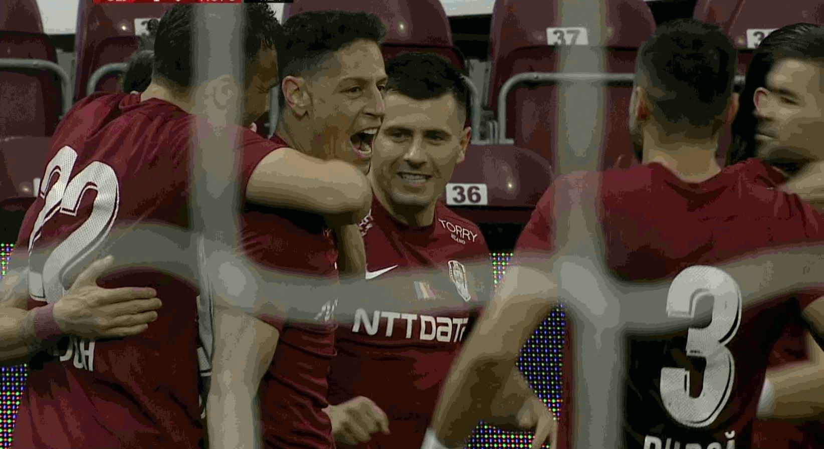 CFR Cluj - KuPS 1-0, ACUM, pe Digi Sport 1. Rondon deschide scorul. Se văd grupele Europa League! Terenul e îmbibat de apă