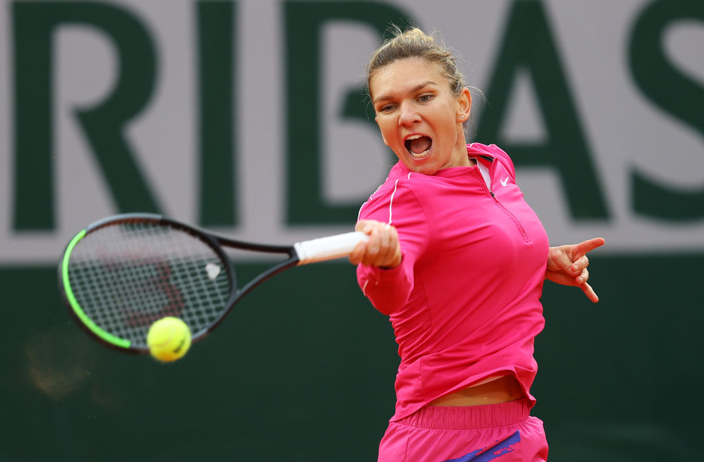 Halep și Begu, săgeți către antrenori în meciul de la Roland Garros: Nu mai bate din palmele alea aiurea!