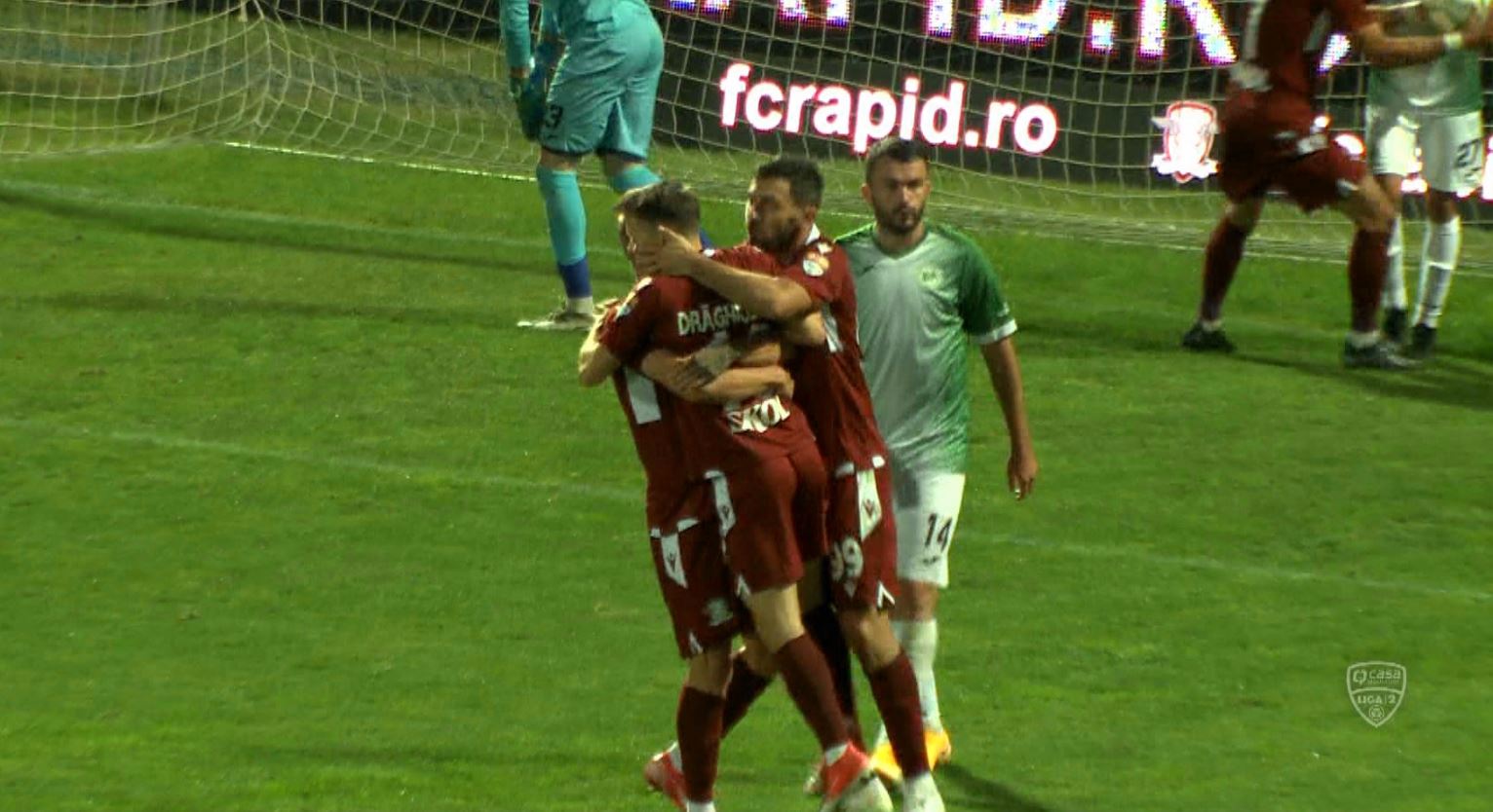 Rapid - Concordia Chiajna 3-2, ACUM, pe Digi Sport 1. Gazdele întorc scorul. Programul complet al etapei 6 din Liga 2