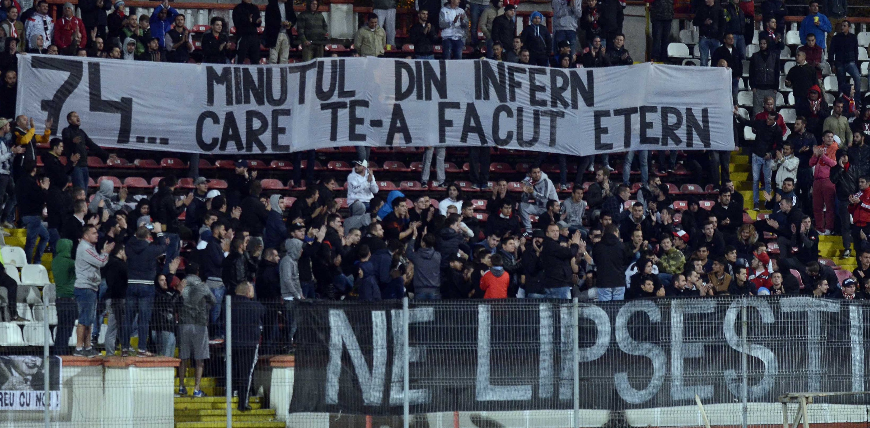 Poveste cu Hîldan. Aveam 4-0, dar el venise la un corner să se lupte. Bătăios. Am fost eliminaţi amândoi