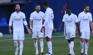 Fotbaliștii lui Real Madrid, în meciul cu Levante / Foto: Getty Images