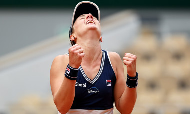 Nadia Podoroska, după victoria în fața Elinei Svitolina de la Roland Garros / Foto: Getty Images