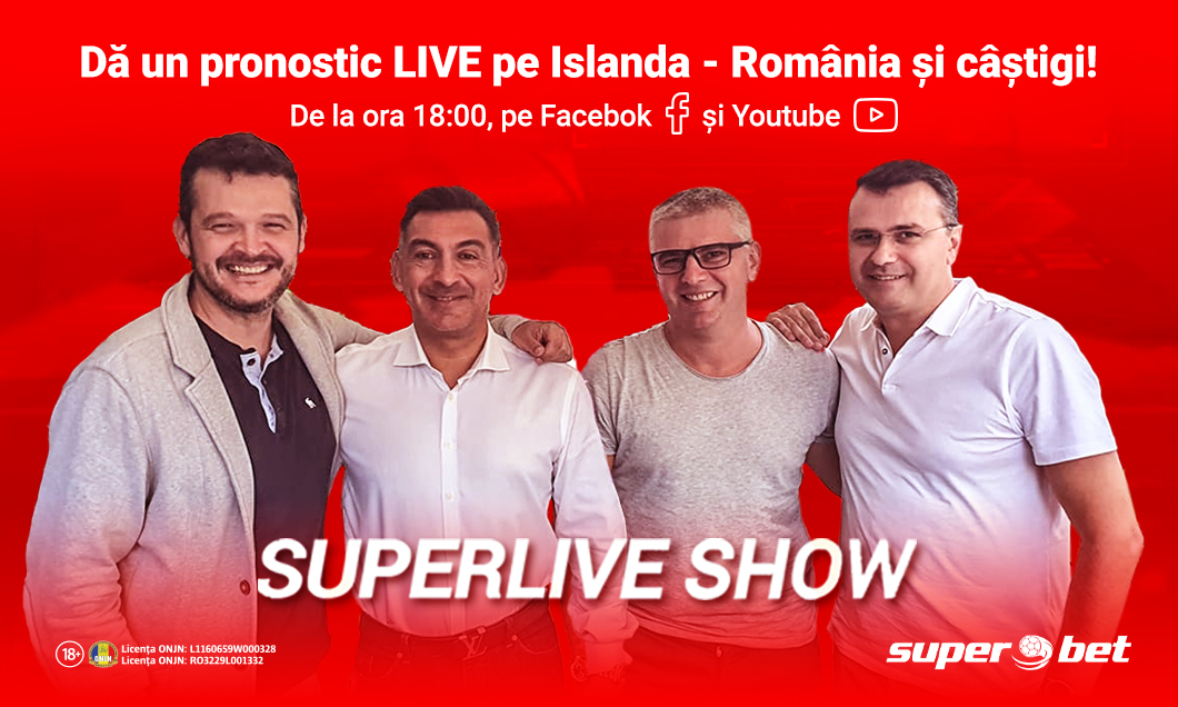 (P) Fă galerie pentru România și urmărește o ediție de colecție a SuperLive Show!