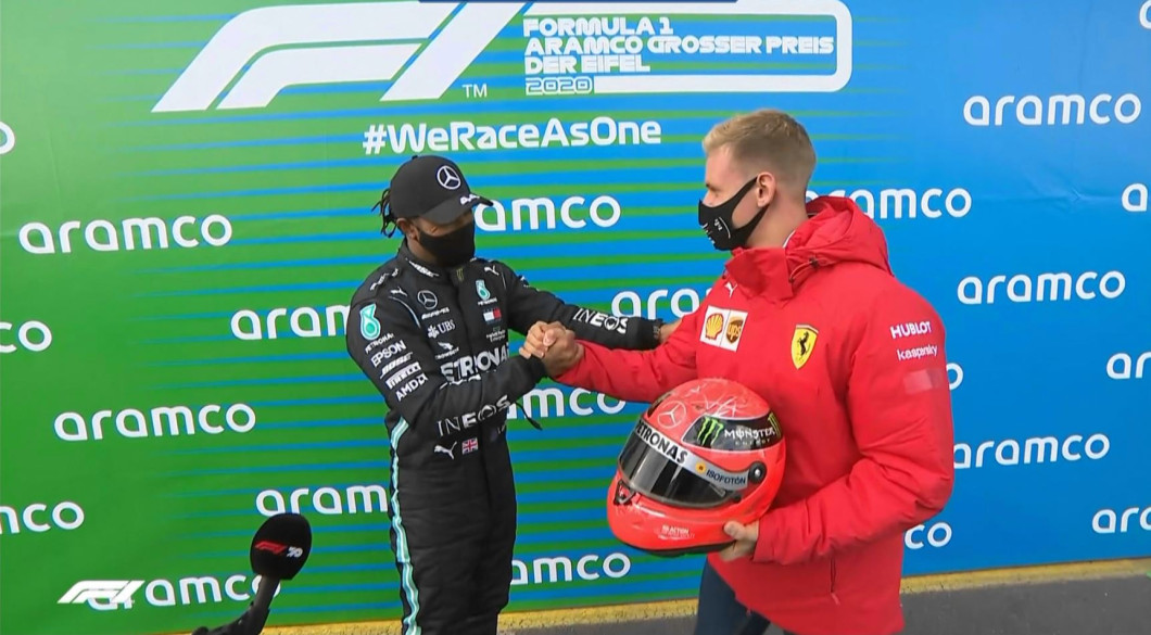 hemilton si mick schumacher