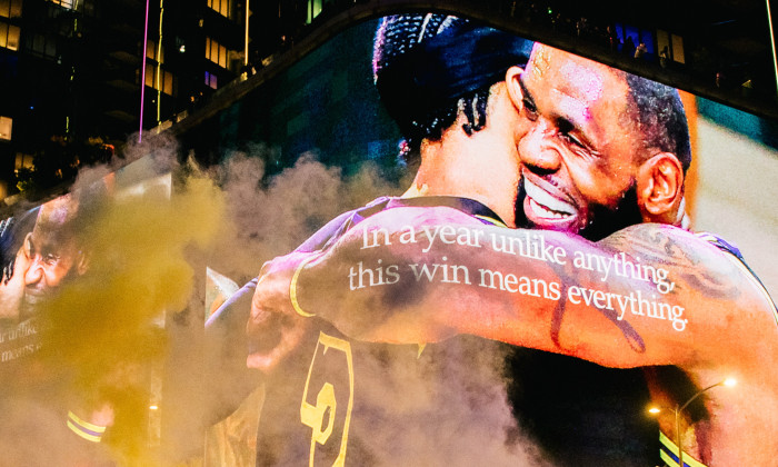 Fans Celebrate In Los Angeles After Lakers Wins NBA Finals