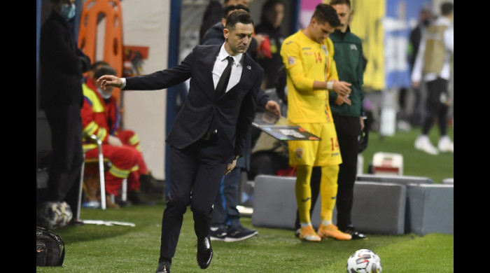 Mirel Rădoi, la meciul România - Austria 0-1 / Foto: Sport Pictures