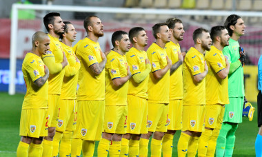 Fotbaliștii primei reprezentative a României, înaintea meciului cu Austria / Foto: Sport Pictures