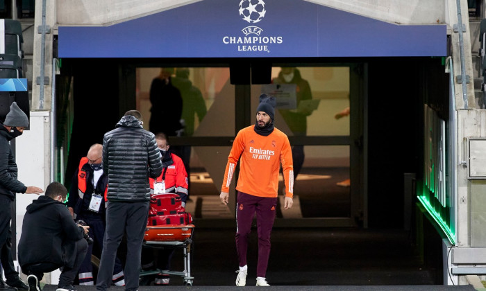 Real Madrid training session before UEFA Champions League Match