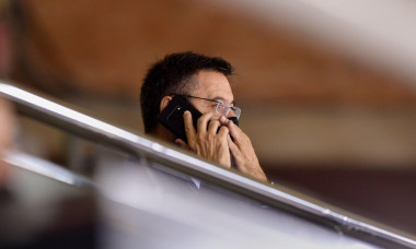 Josep Maria Bartomeu during the Turkish Airlines EuroLeague match between FC Barcelona and CSKA Moscow CAB at Palau Blaugrana on October 01, 2020 in Barcelona, Spain.