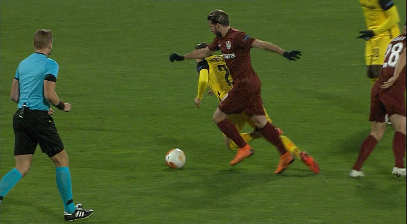 CFR Cluj - Young Boys 0-0, ACUM, la Digi Sport 1. Ardelenii îl pierd pe Vinicius după 14 minute