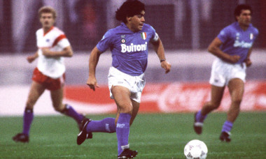 Fussball: Freundschaftsspiel 1987, HSV - SSC Neapel