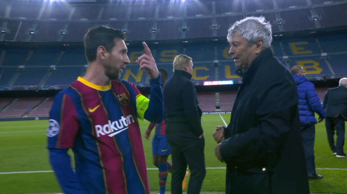 Mircea Lucescu a dezvăluit dialogul avut cu Lionel Messi, la Barcelona: ”Sunt impresionat, e ceva incredibil”