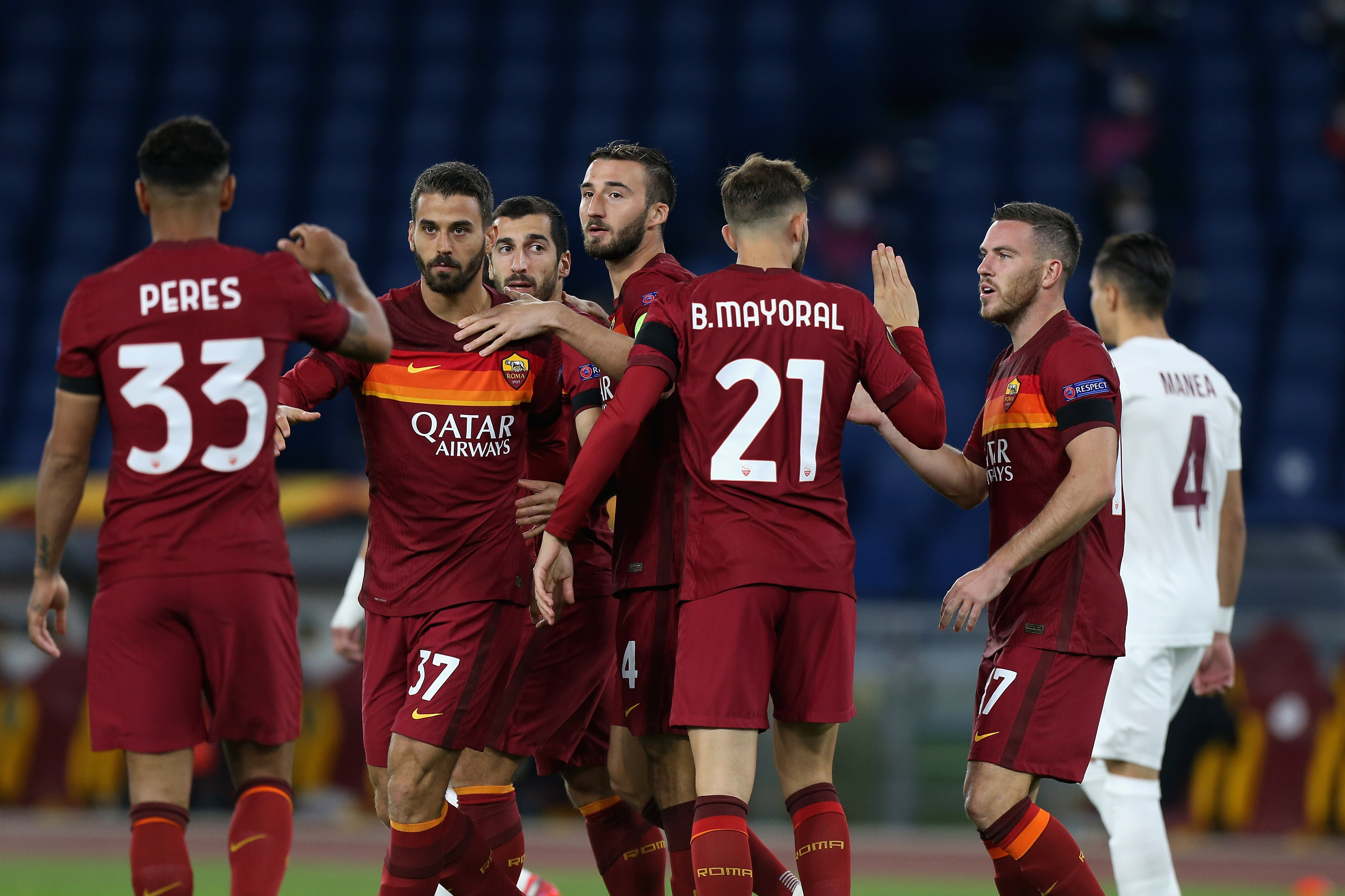 AS Roma - CFR Cluj 3-0, ACUM, pe Digi Sport 1. Dezastru pe Olimpico. Ardelenii au primit trei goluri în primele 34 de minute