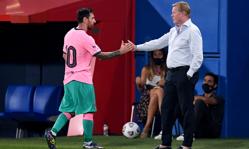 Lionel Messi și Ronald Koeman / Foto: Getty Images