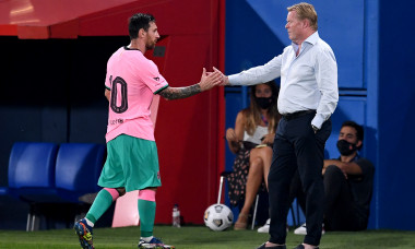 Lionel Messi și Ronald Koeman / Foto: Getty Images