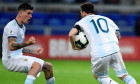 Lionel Messi și Rodrigo de Paul, în tricoul naționalei Argentinei / Foto: Getty Images