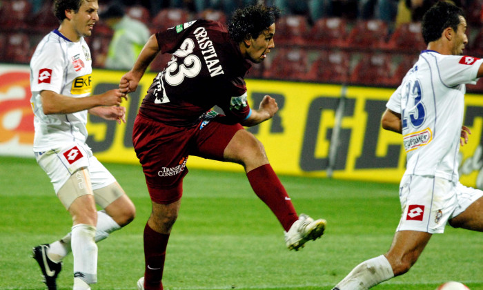 FOTBAL:CFR CLUJ-POLITEHNICA TIMISOARA 2-2,LIGA 1 (5.08.2007)