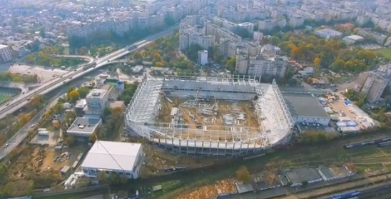 Cum arată acum Rapid Arena. Imagini superbe surprinse cu drona