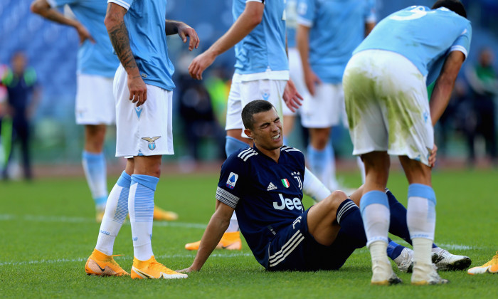 Cristiano Ronaldo, accidentat în meciul cu Lazio / Foto: Getty Images