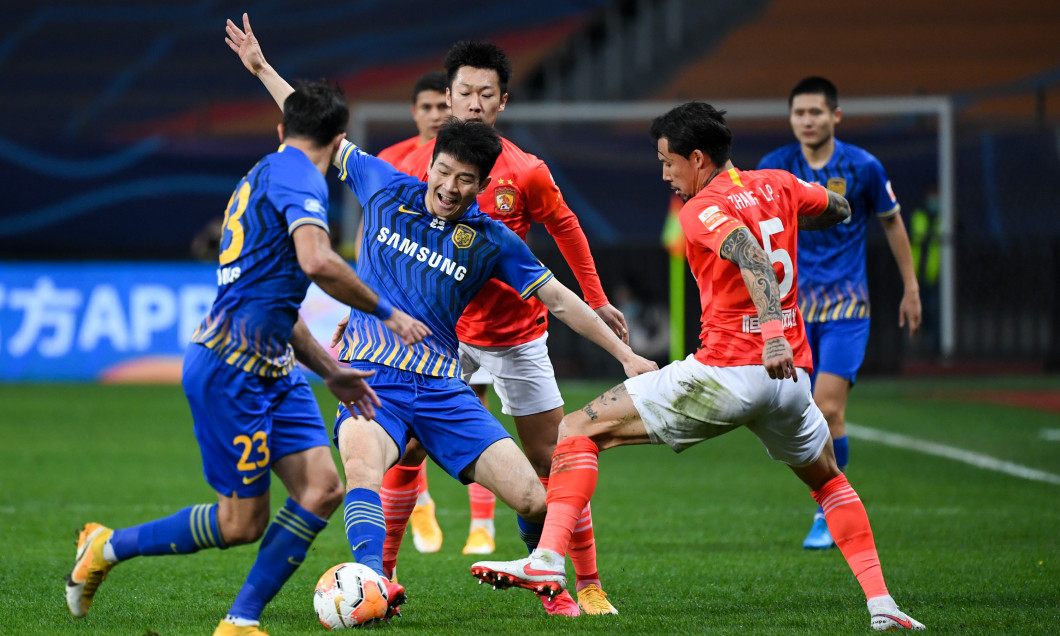 (SP)CHINA SUZHOU FOOTBALL CSL GUANGZHOU VS JIANGSU(CN)