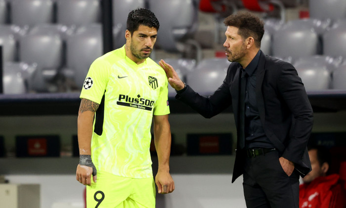 Diego Simeone și Luis Suarez / Foto: Getty Images