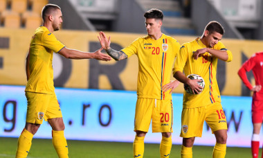 Fotbaliștii naționalei României, în meciul amical cu Belarus / Foto: Sport Pictures