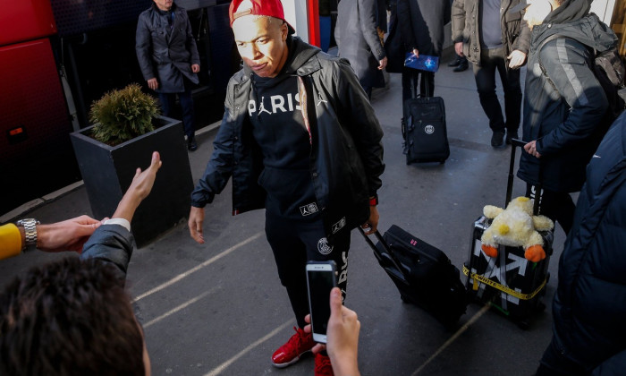 Football Champions League PSG arrive in Belgrade