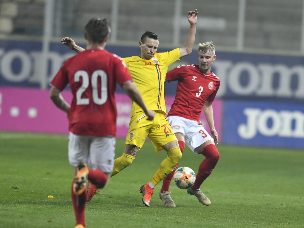 FOTBAL:ROMANIA U21-DANEMARCA U21, PRELIMINARIILE CE 2021 (17.11.2020)