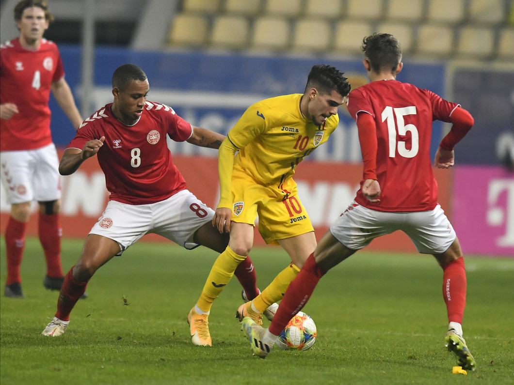 FOTBAL:ROMANIA U21-DANEMARCA U21, PRELIMINARIILE CE 2021 (17.11.2020)