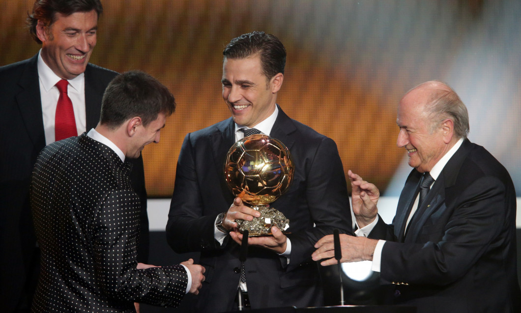 Fabio Cannavaro, la gala Balonului de Aur din 2012 / Foto: Getty Images