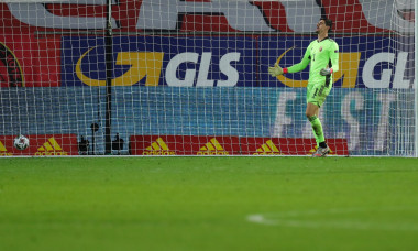 Thibaut Courtois, în meciul Belgia - Danemarca 4-2 / Foto: Profimedia