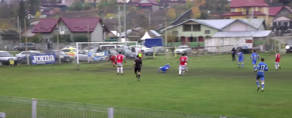 Golul anului în fotbalul românesc, reușit în Liga 3! Un ”scorpion kick” a lăsat portarul fără reacție