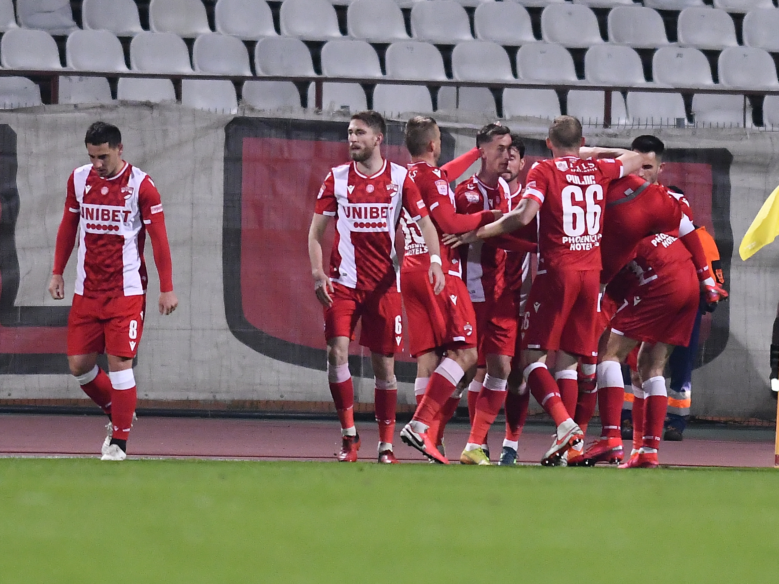 Dinamo - FC Voluntari 3-0. Prima victorie după aproape două luni pentru ”câini”