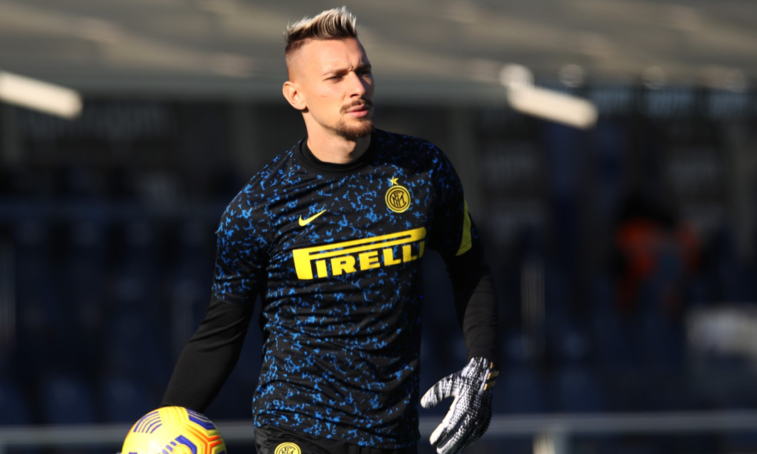 Ionuț Radu, la un antrenament al echipei Inter Milano / Foto: Profimedia