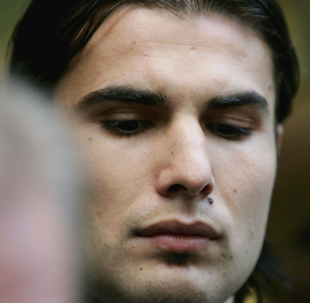 Mutu At The FA Headquarters Following His Seven Month Suspension